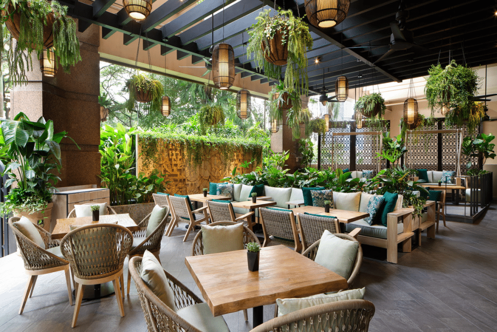 Best Botanical Floral Themed Cafes Restaurants