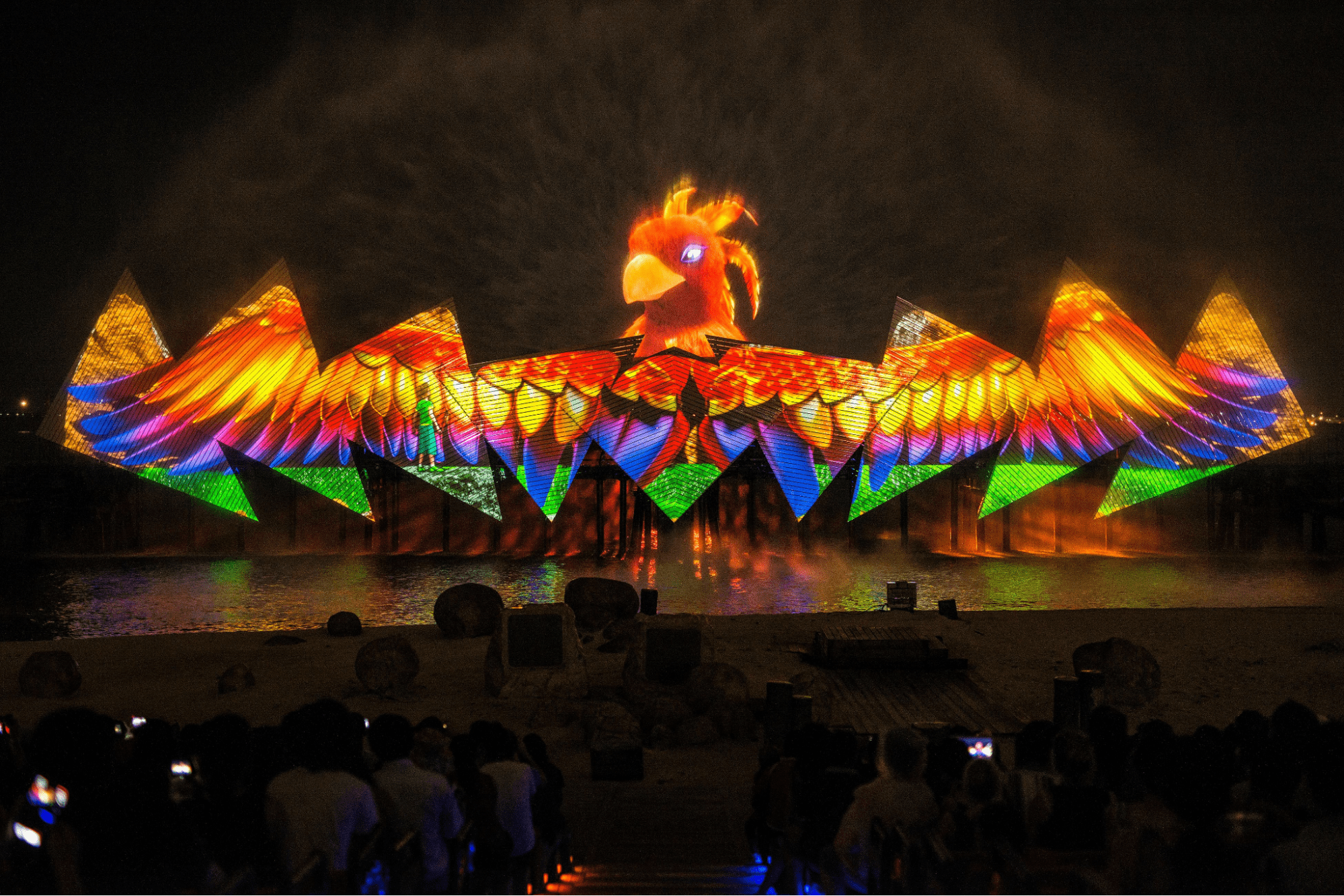 Wings of Time Sentosa - outdoor night show