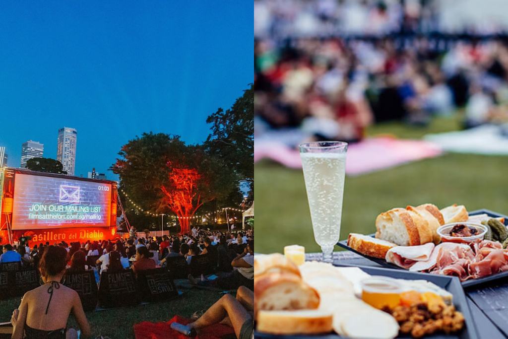 outdoor cinema Films At The Fort Fort Canning Park