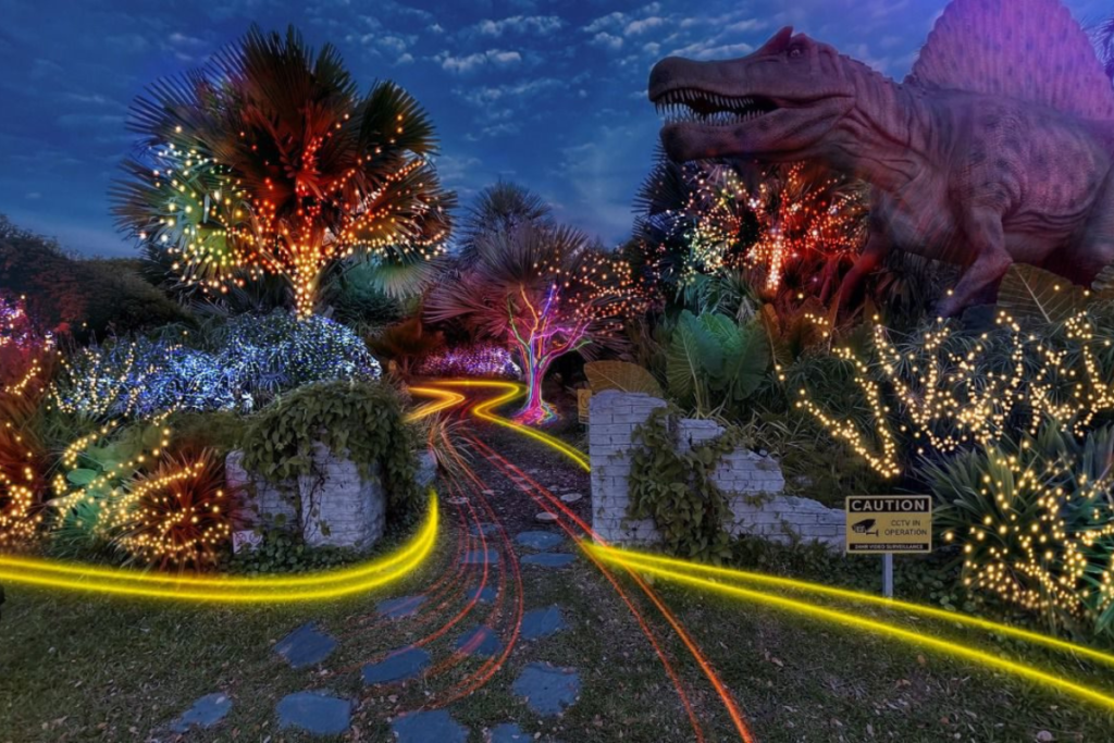 Dino Glow Christmas Walk Singapore 2022