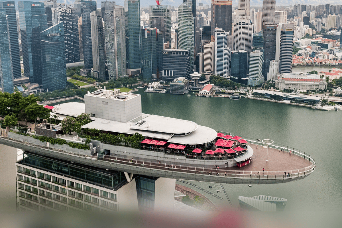 SkyPark Observation Deck in Marina Bay Sands Singapore 2023