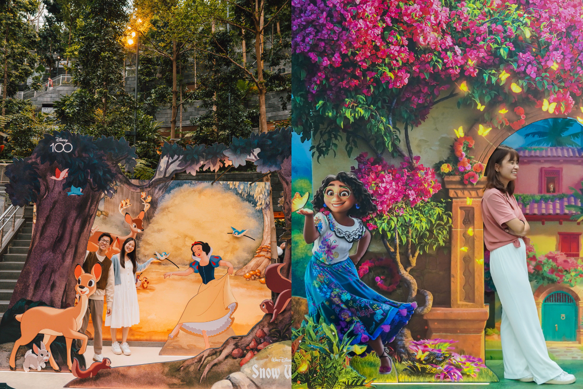 Jewel Changi Disney photo displays instagrammable